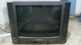 Tv rusak Toshiba 21 inci hidup cuma lampu merah tv masih mulus