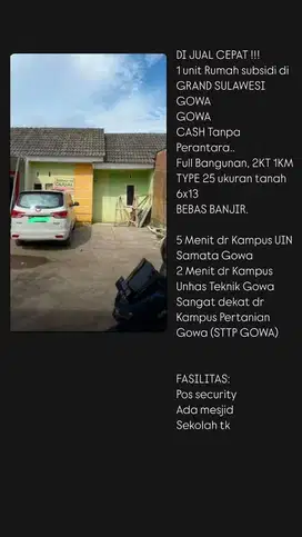 Dijual Cepat & Murah Tanpa Perantara