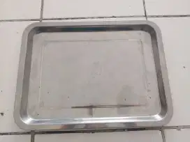 Nampan Stainless Steel 304 Jumbo Besar 60x40x5CM Baki Food Serving
