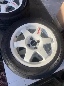 Dijual Velg speedline + ban champiro sx2