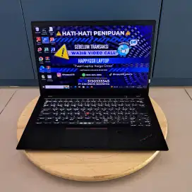 Laptop LENOVO THINKPAD X1 CARBON i7Gen7 8GB SSD256GB SLIM ringan