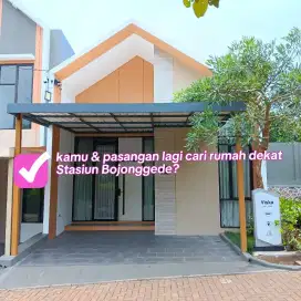 5 jt Lgsg Akad. Cicilan 2jt-an. FREE FURNISH. 10mnt Stasiun BOJONGGEDE