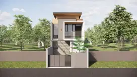 RUMAH BARU MODEL MINIMALIS 2 UNIT DI PERUMNAS 1 KRANJI