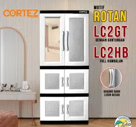 Lemari plastik jumbo 4 susun