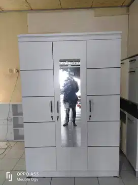READY LEMARI PAKAIAN 3 PINTU GRATIS ANTAR