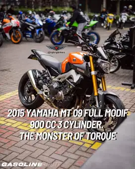 Yamaha MT09 Oranye 2015