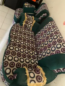 Dijual kursi ruang tamu hijau