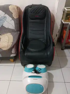 Kursi pijat advance+alat pijat kaki advance