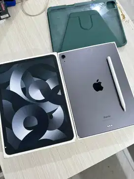 ipad Air 5 64gb fullset ori mulus nominus bonus pen + case
