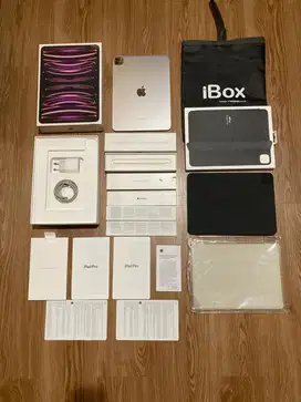 Ipad Pro M2 128gb IBOX Resmi Fullset lengkap original