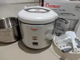Rice Cooker Cosmos Stainlees Steel Like New Bdg COD Bandung