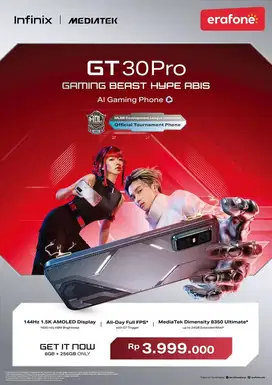 INFINIX GT 30 PRO DIMENSITY 8350