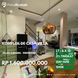 Komplek de casa villa jalan asrama daerah ringroad dan mall manhattan