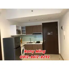 JUAL 1BR MTS Tower GALAXY Lt 8 Full furnish Luas paling luas! 41.05m2