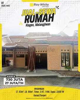 RUMAH SIAP HUNI KLEGEN MALANGJIWAN COLOMADU