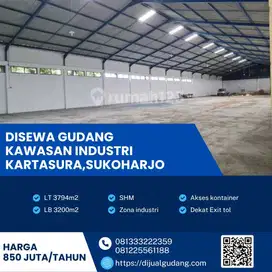 Gudang Mojosongo 3200 m² – Lengkap Kantor, Akses Truk Kontainer