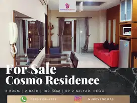Dijual Apartement Cosmo Residence 3BR Full Furnished Lantai Fasilitas