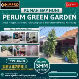 DIJUAL RUMAH DI GREEN GARDEN KARAWANG