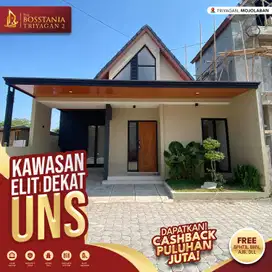 Rumah Mewah 1 Lantai – Kawasan Elit, Hanya 7 Menit ke UNS