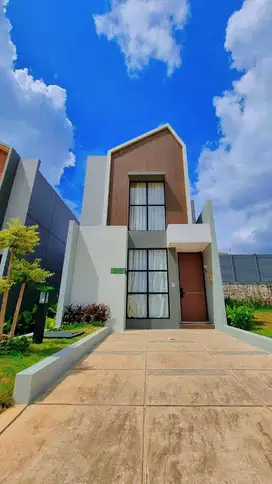 Rumah 2 Lantai Siap Huni dekat Stasiun Kereta KRL Cisauk Serpong BSD