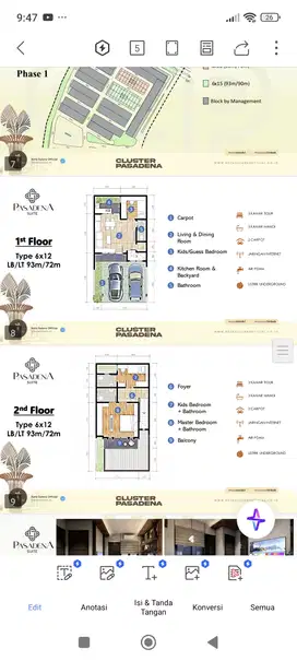 Rumah Cantik Cluster Pasadena DP bisa dicicil 10x Tangerang