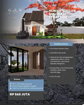 Rumah dijual murah di perum permata indah luas 127 m2 kota malang