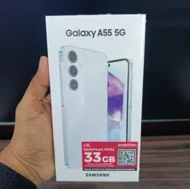 SAMSUNG A55 5G 8/256 BARU SEGEL RESMI