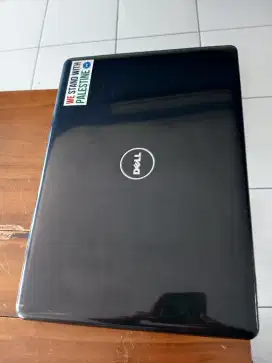 laptop dell hutam glossy, batre 1 jam