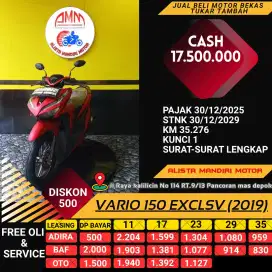 DP 500 Rb Aja !! HONDA VARIO 150 EXCLSV 2019