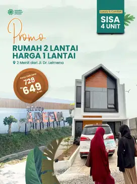 Perumahan private cluster di tengah kota makassar