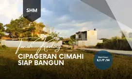 Tanah Cipageran tepi jalan siap bangun, SHM
