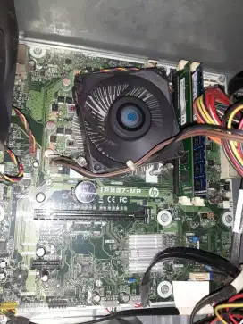 Sepaket mobo plus proci i3 gen 4 ram 4gb hdd 500gb ok