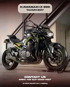 Kawasaki z-900 tahun 2017