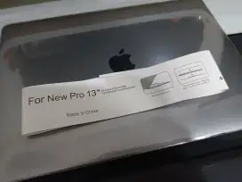 [Pro 2020 13 M1/M2] Case Macbook Transparan Bening Tanpa Lubang Logo