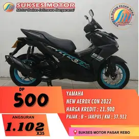 YAMAHA AEROX CON TAHUN 2023 BERGARANSI, SIAP PAKAI, MESIN HALUS