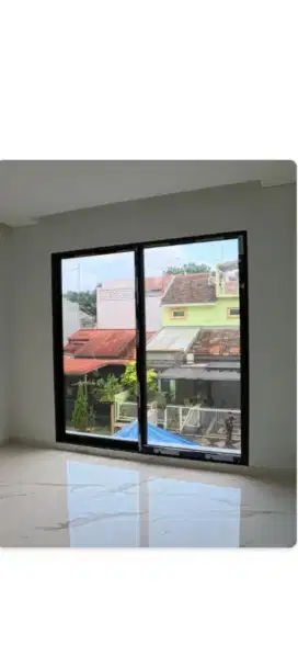 Kusen sekat 2 kaca mati Uk T200xL200, bisa custom