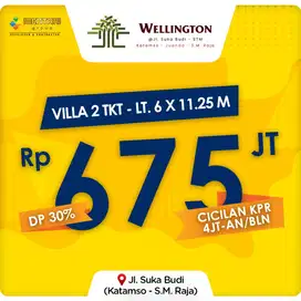 Villa Baru di Komplek Wellington Jalan Suka Budi - Katamso, Medan