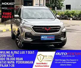 Pajak 2026 Wuling Almaz 1.5 Lux 7 seater Full spec nik 2019