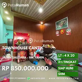 Rumah cantik jalan saudara daerah hm yamin dan g.b joshua