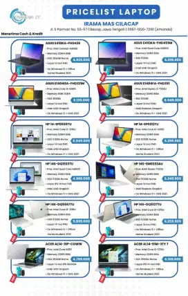 Promo Laptop Cicilan tanpa DP