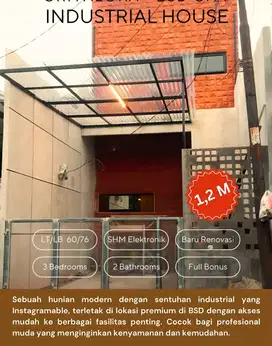Griya Loka Rumah Modern Industrial Instagramable Dilokasi Premium BSD