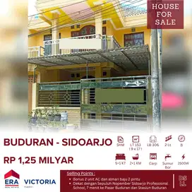Rumah Dijual Dalam Perumahan di Buduran Sidoarjo Dekat dengan Sepuluh