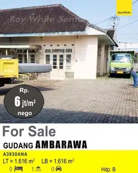 DIJUAL GUDANG DI SALATIGA A2329