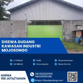 Disewakan Gudang 640 m² di Mojosongo Surakarta
