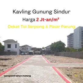 Cek Lokasinya Sekarang! Kavling Mutiara Gunung Sindur Dekat Tol Serpon