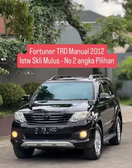 Fortuner TRD Sportivo Manual Diesel 2012 ANTiiKk
km 121rb