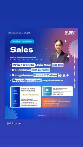 Sales Promotor Girl / Sales Promotor Boy