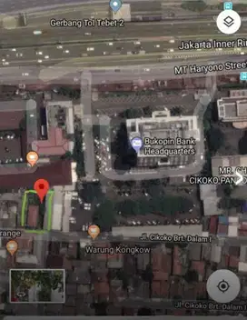 JUAL CEPAT..! TANAH MURAH 370m² SHM deket jl MT Haryono - Pancoran-