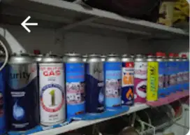 Kaleng gas portable kosong