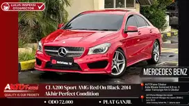 Mercedes Benz CLA200 Sport AMG Red On Black 2014